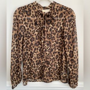 Michael by Michael Kors sheer blouse